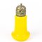 Czech Art Deco Bohemian Yellow Opaline Glass Shaker 4