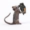 Austrian Cold Painted Bronze Sculpture Mouse in the style of Bergman 2