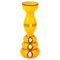 Art Deco Vase in Orange Glass in the style of Loetz 1