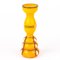 Vase Art Déco en Verre Orange dans le goût de Loetz 3