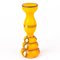 Vase Art Déco en Verre Orange dans le goût de Loetz 2