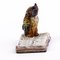 Austrian Cold Painted Bronze Sculpture Owl in the style of Bergman 4