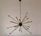 Vintage Italian Black Chandelier from Stilnovo 1