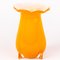 Czech Art Deco Orange Glass Vase in the style of Loetz, Image 4