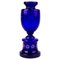 Vaso Art Nouveau in vetro blu Bristol, Immagine 1