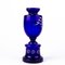 Vase Bristol Art Nouveau en Verre Bleu 4