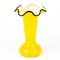 Art Deco Yellow Opaline Glass Vase by Michael Powolny for Loetz, Image 3