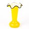Art Deco Yellow Opaline Glass Vase by Michael Powolny for Loetz, Image 4
