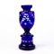 Art Nouveau Bristol Blue Glass Urn Vase, Image 3