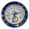 Chrome Gold and Blue Yacht Master II Wall Clock from Rolex 1