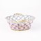 Fine Porcelain Reticulated Floral Basket 4
