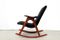 Dutch Teak Rocking Chair by Louis van Teeffelen for WéBé, 1960s 2