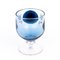 Blue Glass Cameo Prince Charles Portrait Goblet from Wedgwood 3