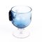 Blue Glass Cameo Prince Charles Portrait Goblet from Wedgwood 4
