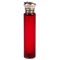 Victorian Silver Topped Ruby Glass Perfume Bottle 1