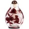 Chinese Purple Overlay Peking Glass Snuff Bottle, Image 1