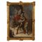 Enea fugge da Troia in fiamme, Dipinto ad olio, XVIII secolo, Incorniciato, Immagine 1