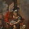 Peinture à l'Huile d'Énée s'échappant de Troie en feu, XVIIIe siècle, encadrée 2