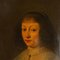 Artiste Hollandais, Portrait de Dame Noble, 17ème Siècle, Peinture à l'Huile, Encadrée 4