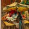 Artiste Français, Scène de Marché Impressionniste, Peinture à l'Huile, Encadrée 3