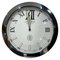 Officially Certified Silver Chrome Wall Clock from Cartier, Image 1