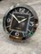 Horloge Murale en Chrome Argenté et Noir de Cartier Certifiée Officiellement 3