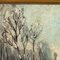 Belgian Artist, Winterscape, Oil Painting, Framed 3