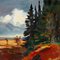 Belgian Artist, Impressionist Forest Landscape, Oil Painting, Image 2