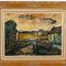Gilbert Remy, Belgian Impressionist Village Landscape, Oil Painting, Framed 2