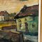 Gilbert Remy, Belgian Impressionist Village Landscape, Oil Painting, Framed 3