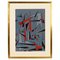 Andre Lambert, Abstrakte Komposition, Lithographie, 20. Jahrhundert, Gerahmt 1
