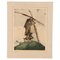 Maurice Langaskens, Windmill, Coloured Lithograph 1