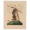 Maurice Langaskens, Windmill, Coloured Lithograph, Image 1