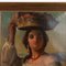 Portrait d'une Femme Portugaise, Peinture à l'Huile, 19ème Siècle, Encadrée 2