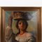 Portrait d'une Femme Portugaise, Peinture à l'Huile, 19ème Siècle, Encadrée 4