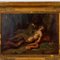 Bacchante, Oil on Parchment Painting, 18th Century, Framed 2