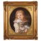 French Artist, Portrait of Young Boy with Cat, 19th Century, Pastel, Framed, Image 1