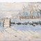 After Monet, Winterscape, Oil Painting 2