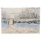 After Monet, Winterscape, Oil Painting 1