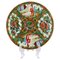 19th Century Chinese Famille Rose Canton Porcelain Plate, Image 1