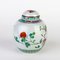 Chinese Famille Rose Blossoms & Bird Porzellan Ingwerglas 2