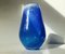 Blaue Galaxy Kunstglas Vase von Bertil Vallien für Kosta Boda, 1970er 1