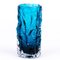 Whitefriars Aquamarine Glass Designer Vase by Geoffrey Baxter 4