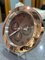 Officially Certified Oyster Perpetual Rose Gold Chrome Wall Clock from Rolex 4