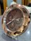 Officially Certified Oyster Perpetual Rose Gold Chrome Wall Clock from Rolex, Image 4