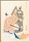 Ogata Gekko, Meiji-Szene, Holzschnitt, 19.-20. Jh., gerahmt 2