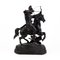 19th Century Cast Spelter Sculpture of Knight on Rearing Horse 3