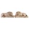 19th Century Sleeping Lions Sculptures from attributed to Antonio Canova, Set of 2 1