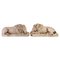 19th Century Sleeping Lions Sculptures from attributed to Antonio Canova, Set of 2, Image 1