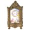 Horloge de Carrosse Rococo avec Scènes Romantiques de Watteau 1